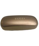 GUCCI Gold Hard Case And Cloth With Cardboard Box - $37.05