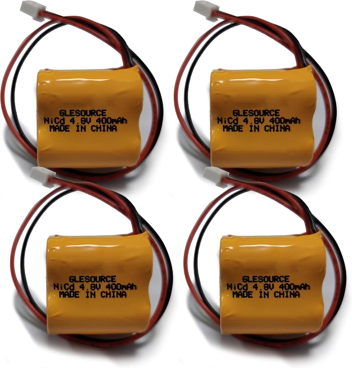 (4 Pack) 4.8V Ni-Cd Battery Replacement For Mk Power Mh29673, Custom-196, - $38.97