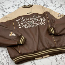 Men&#39;s Troop Brown | Taupe Genuine Leather Jacket - £948.19 GBP