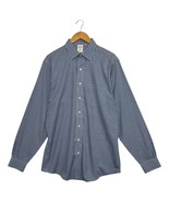 Brooks Brothers Shirt Mens 16.5 Slim Fit Plaid 346 Non Iron Button Down ... - $35.19 CAD