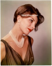 *JOAN COLLINS (1950s) Vintage Original Double-Wt Color Photograph Wearing Pearls - £27.42 GBP