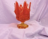 Vintage swung glass handkerchief vase - $45.00