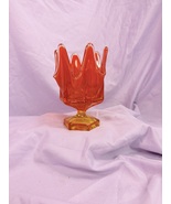 Vintage swung glass handkerchief vase - $45.00