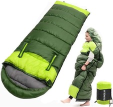 Dlingear 0 Degree Wearable Sleeping Bag For Adults And Children, Xl Winter Temp - £38.59 GBP