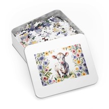 Jigsaw Puzzle in Tin, Western, Cow, Personalised/Non-Personalised, awd-126, (30, - £28.06 GBP+