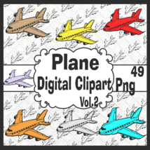Plane Digital Clipart Vol.2 - $1.25