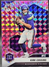 2021 Panini Mosaic Kirk Cousins #209 Camo Pink Minnesota Vikings - £1.38 GBP