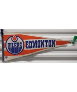 Vintage NHL Edmonton Oilers Full Size 12&quot; x 30&quot; Felt Pennant SHIPS ROLLED - €21,35 EUR