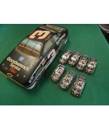 Great Collectible #3 DALE EARNHARDT... Tin CAR Storage Box with Mini Cars - £5.89 GBP