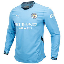 Puma Manchester City 24/25 Authentic Home Jersey Men&#39;s Scccer Top NWT 775183-01 - £139.35 GBP
