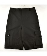 *Men&#39;s Bottega Veneta Nylon Black Poplin Shorts Size 42 - $495.92 CAD