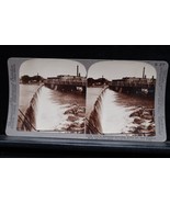 Antique Underwood Stereoview Falls of Merrimac New England Mill Power Mass - €12,87 EUR