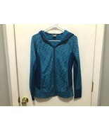 RBX Full Zip Hoodie Thumbholes Active Wear Jacket SZ Medium Zippered Pocket - $13.85