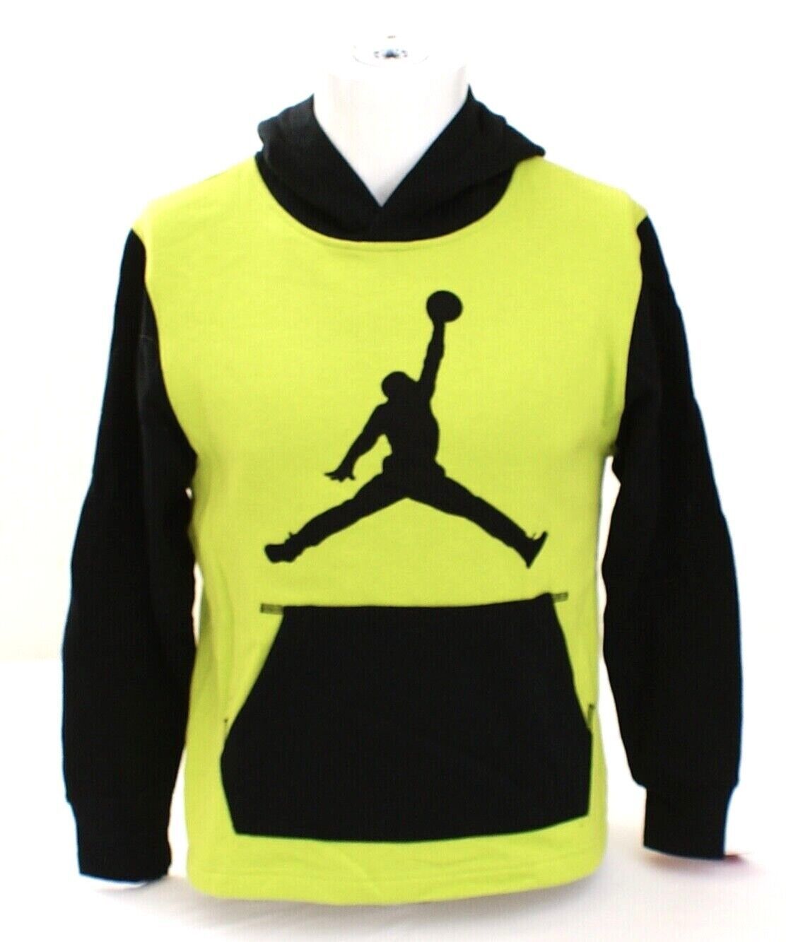 Nike Jordan Jumpman Green & Black Hoodie Hooded Pullover Youth Boy's NWT - £63.94 GBP