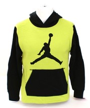 Nike Jordan Jumpman Green &amp; Black Hoodie Hooded Pullover Youth Boy&#39;s NWT - £63.94 GBP