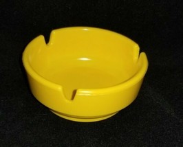 Vintage Ges-Line 301 Ashtray Vintage Yellow Round Ashtray Made in USA 3&quot; - £6.38 GBP