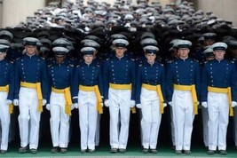 Usaf Air Force Academy Cadet Parade Uniform Jacket 20 Sleeve Womens 16 Long - £76.39 GBP