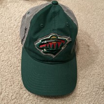 Minnesota Wild Reebok NHL Center Ice Hockey Cap Hat  One Size Fits Alll - £14.03 GBP