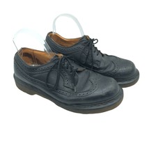 Dr. Martens Mens Brogue Wingtip Oxford Shoes Vintage Made in England Black 8 - £57.99 GBP