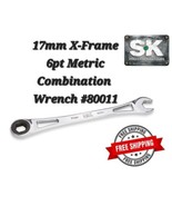 SK PRO TOOLS 80011 17mm XFrame Ratcheting Wrench Steel 1.7 ARC 3X Torque - £22.30 GBP