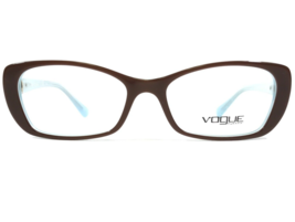 Vogue Eyeglasses Frames VO 2808-H 2011 Brown Blue Cat Eye Full Rim 51-16-135 - $55.89