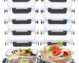 Glass Meal Prep Containers 12-Pack, 22Oz Glass Food Storage Containers W... - ₹5,761.55 INR