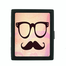 Cool Mustache D9 Small Black Case Card Money Holder - £11.03 GBP