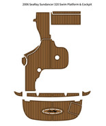 2006 Sea Ray Sundancer 320 Swim Platform Cockpit Pad Boat EVA Teak Floor... - $1,075.00