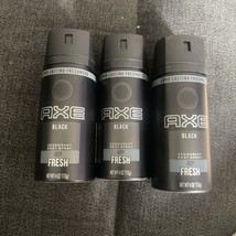 3 Pack Axe Black Deodorant Body Spray for Men, 48Hr Fresh 150ml - $16.82