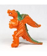 Dragon Figure Vintage KO Imperial Orange Vinyl Kaiju Dinosaur Monster China - £15.49 GBP