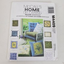 Vintage 2004 Home Decorating Pillow Essentials Sewing Pattern M4409 McCa... - £13.41 GBP