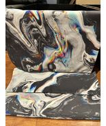 x2 Society 6 Pillow Cases Shams Standard Size Zippered - Marble Rainbow ... - $28.99