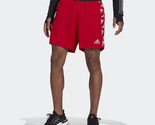 adidas Men&#39;s Men&#39;s Aeroready Own The Run Celebration Shorts Scarlet-Size... - $29.94