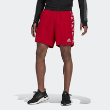 adidas Men&#39;s Men&#39;s Aeroready Own The Run Celebration Shorts Scarlet-Size... - $29.94