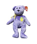 TY Beanie Baby EGGS III 3 the Purple Easter Bear Plush 8.5&quot; Tags attached - $6.18