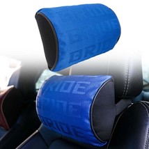 Brand New 1PCS JDM Bride Blue Gradation Neck Headrest pillow Fabric Racing Seat  - £15.80 GBP