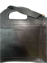 Urban Southern Franklin Blk Full Grain Loth  Bras Hardware Computer Bag ... - $192.77