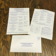 Vintage scientologist membership application papers  - $19.75