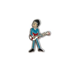 John Lennon Beatles Pin Face Guitar - Paul McCartney Ringo Starr George Harrison - $13.45