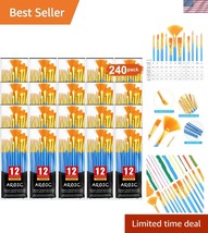 Multi-Functional Nylon Brush Set - 20 Packs for Artists, Students, and B... - $50.50