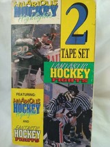 Fantastic Hockey Fights VHS VCR CASSETTE Sports Funny Hilarious 1991 - £6.32 GBP