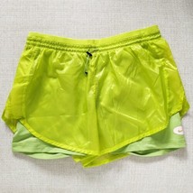 Nike Running Atomic Green Icon Clash Tempo Luxe MID-RISE Shorts Womens Medium - £19.77 GBP