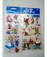 Disney Dimensional Stickers -Snow White &amp; 7 Dwarves &amp; Alice In Wonder La... - $12.32 CAD