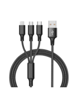 3 in 1 USB Cable For iPhone XS Max XR X 8 7     - $17.00