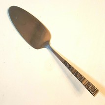 Tremont Pie Server Stainless Steel Floral Embossed Solid Spatula Japan - $12.78