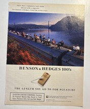 1996 Benson &amp; Hedges Cigarette Ad - For Pleasure - $6.92