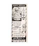 1957 Shirley Doll Wig Co Santa Claus Beard Advertisement Christmas Costu... - €17,13 EUR