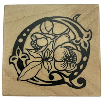 PSX Letter Q Botanical Floral Monogram Initial Rubber Stamp F-1116 Vinta... - $19.32