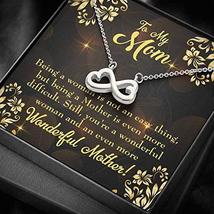 Express Your Love Gifts Mother Necklace Wonderful Woman Mother Mom Necklace Keep - £35.48 GBP