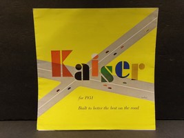 1951 Kaiser Sales Brochure Kaiser - Frazer Cars - $44.98